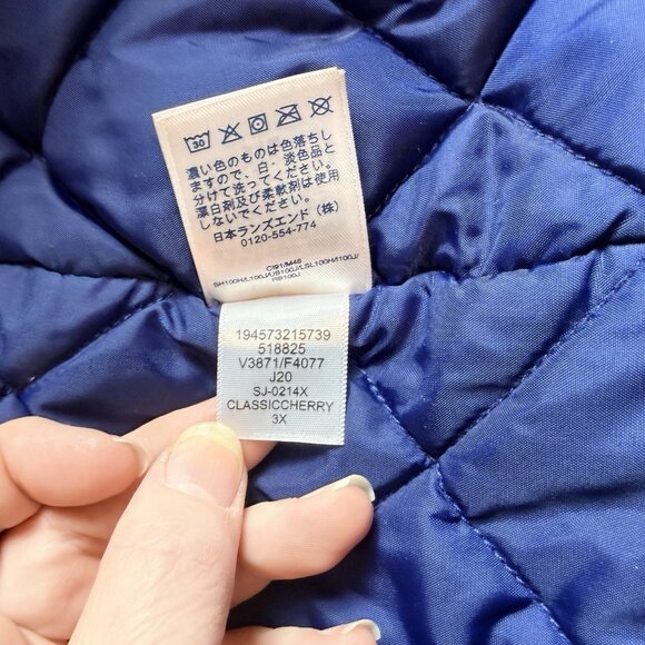 Lands End Womens Jacket Squall Parka insulated Waterproof Fleece Lined Red Sz 3X - Picture 8 of 14